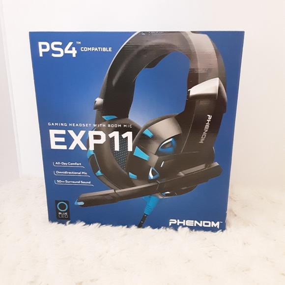 PHENOM EXP11 GAMING HEADSET WITH BOOM MIC NIB - Picture 2 of 9